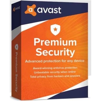 Avast Premium Security pro Windows 1 lic. 12 mes.