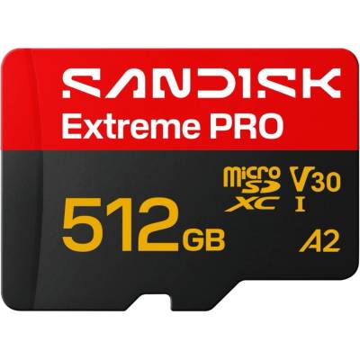 Sandisk Micro SDXC Extreme PRO 512GB SDSQXCJ-512G-GS6MA