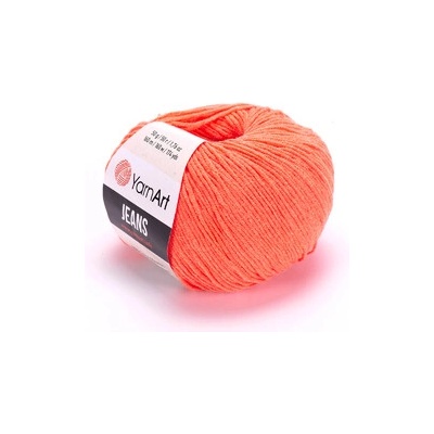 YarnArt Jeans 61 - lososově oranžová