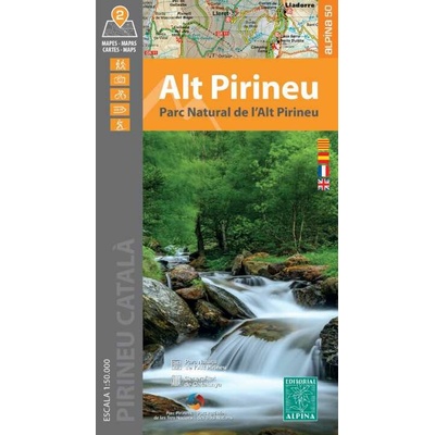 Alt Pirineu - Parc Natural de l´Alt Pirineu 1:50.000 mapa ALPINA