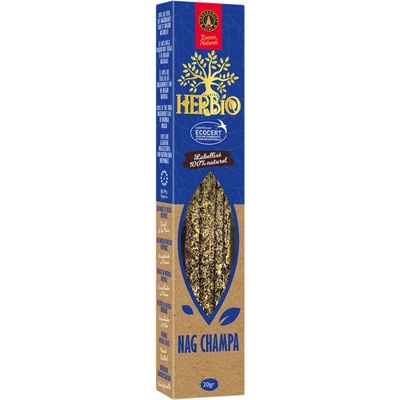 Ecocert Herbio vonné tyčinky Smudge Incense Nag Champa 20 g