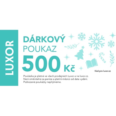 Luxor Elektronický dárkový poukaz 500 Kč - Vánoční
