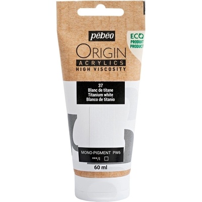 Pébéo Origin АКРИЛНА боя Titanium White 60 ml 1 бр (817037)