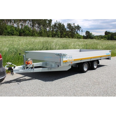 Autopřepravník Eduard Multi 4020 bočnice 30cm, nájezdy, naviják 2700kg, 10" kola