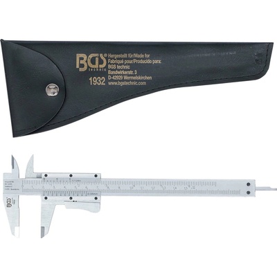 BGS Technic 101932 Posuvné měřítko 150 mm chromované