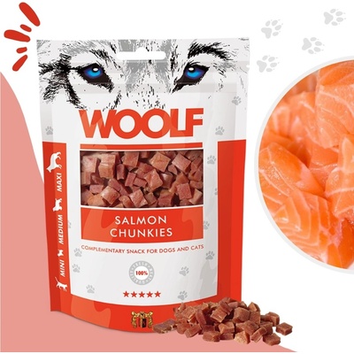 Woolf Salmon chunkies 100 g