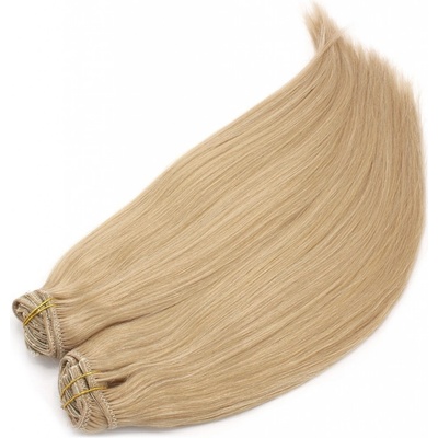 Clip in maxi set 53cm pravé lidské vlasy REMY PŘÍRODNÍ BLOND