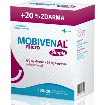 Valeant Mobivenal Micro Simple 100+20 tabliet