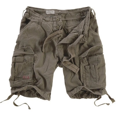 Šortky Surplus Airborne Vintage olivová