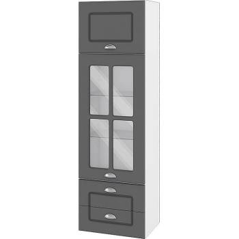 ИРИМ Горен кухненски шкаф Сити БФ-Цимент мат-06-101 40 см