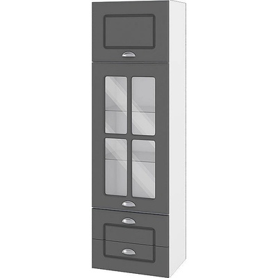 ИРИМ Горен кухненски шкаф Сити БФ-Цимент мат-06-101 40 см