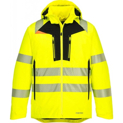 Portwest DX461 DX4 Hi Vis reflexná bunda žltá čierna
