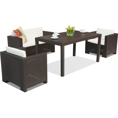 BICA Ратанови мебели Colorado Apetito 4 Brown Bica (BCCOLAP4BR)