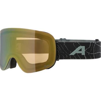 Alpina Ски маска Alpina Penken Q-Lite S2 Ski goggles - Willow Green Matt / Quattroflex Lite Gold - размер One Size (417-3408-0211)