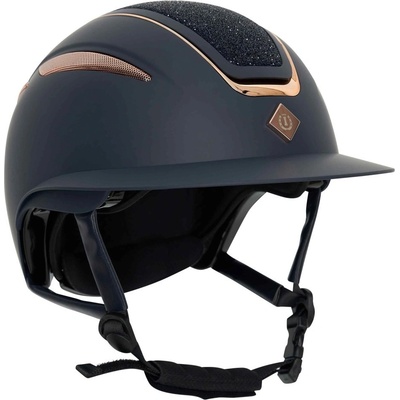 Přilba IRHOlania Deluxe big visor navy rose gold – Zboží Dáma