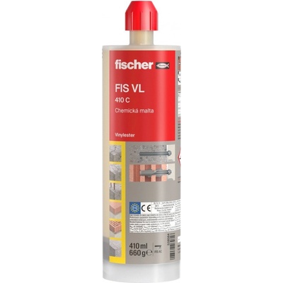 Fischer FIS VL 410 C vinylesterová chemická kotva 410ml – Sleviste.cz