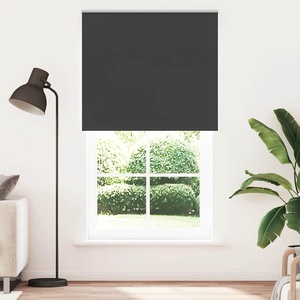 vidaXL Ролетна щора Blackout Black 125x210 cm Ширина на плата 121, 6 cm (4010925)