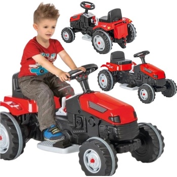 Woopie Duży traktor na akumulátor Červená