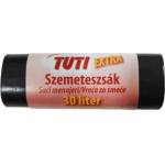 TUTI Торба за боклук, изключително здрава, 30 л, 20 броя, 50x60 см, 15 , TUTI "Extra", черна PDP_326 (PDP_326)