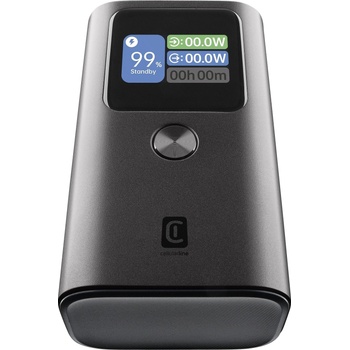 Cellularline Външна батерия ULTRON 10000mAh 30W с LCD дисплей 14159