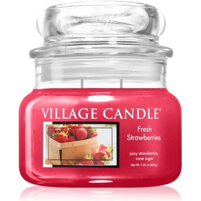 Village Candle Fresh Strawberries ароматна свещ 262 гр
