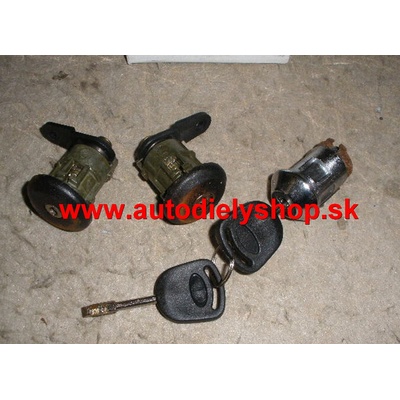 Ford FIESTA IV 12/95-9/99 2x zámok dverí + 2 x klúč +spinačka