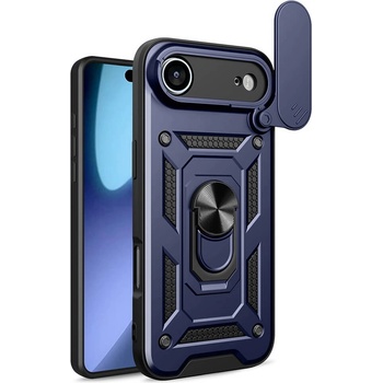 Techsuit Хибриден удароустойчив кейс с пръстен против изпускане за iPhone 17 Air - Techsuit CamShield Case (син) (KF2348747)