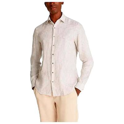 Риза с дълъг ръкав Calvin klein K10K109332 long sleeve shirt - Beige (Beige MSS)