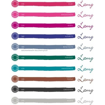 Lamy Fľaštičkový atrament Crystal T53 /Ruby 220