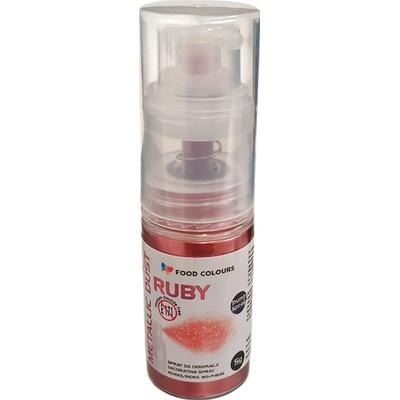 Food Colours Třpytky v rozprašovači Ruby Metallic Dust 5 g – Hledejceny.cz