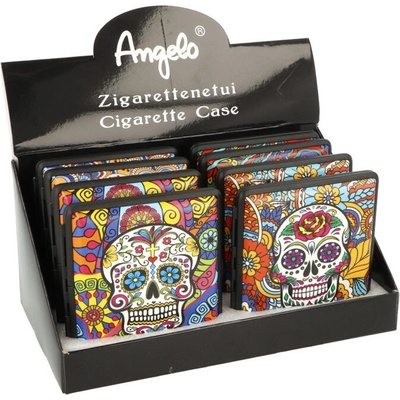Angelo cigaretové pouzdro skull funky 20 cigaret