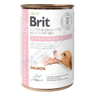 Brit Veterinary Diet Hypoaller. Salmon + Taurine 400 g