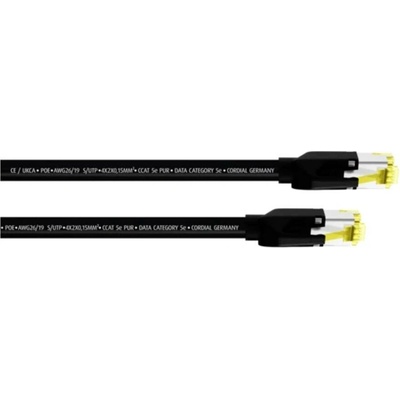 Cordial 15539 RJ45 CAT 5e S/UTP 10m černý