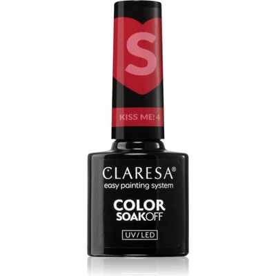 Claresa SoakOff UV/LED Color Kiss Me гел лак за нокти цвят 4 5 гр