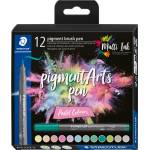 STAEDTLER Маркери Staedtler Pigment Arts 371, 12 цвята, 371 c12-2 (31653-А-371 C12-2)