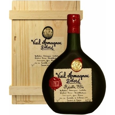 Armagnac-Delord Millésimés 1934 40% 0,7 l (kazeta)