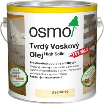 Osmo 3089 Tvrdý voskový olej protiskluzový 2,5 l Bezbarvý extra