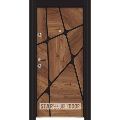 Starsteeldoor Блиндирана врата Outdoor - UV 103 Орех (цена без монтаж)