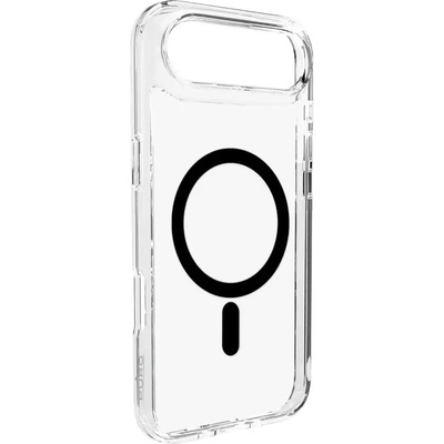 PURO Калъф Puro Lite Mag TPU+PC, съвместим с MagSafe за iPhone 17 Air - прозрачен с черен пръстен (PUIPC1766LITEMBLK)