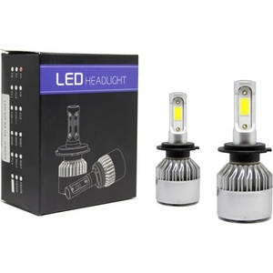  Лед крушки - Led система Н7 за фарове S2 - 30 800 Лукса, 18W - COB 6000K - 300% повече светлина (H7WS2)