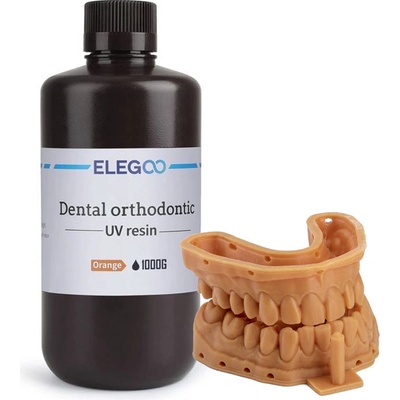 ELEGOO Dental Orthodontic UV Resin Orange 1kg – Zboží Živě