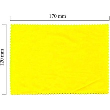 Blick-Punkt Handričku na okuliare z mikrovlákna jednofarebný - žltý 120x170