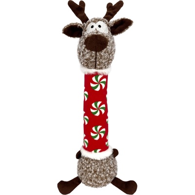 Kong Dog Holiday Shaker Luvs Reindeer s pískatkom polyester M