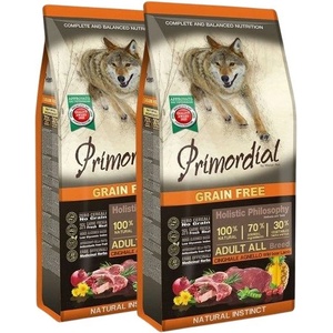 Primordial GF Adult All Breed Wild Boar & Lamb 2 x 12 kg