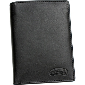 Nivasaža Pánská kožená peněženka N12 MLN B černá