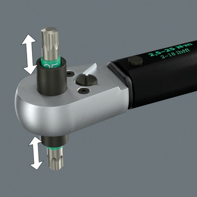 Wera 075694 Momentový klíč R/L s přepínací ráčnou 1/4" 2,5 ÷ 25 Nm W05075694001