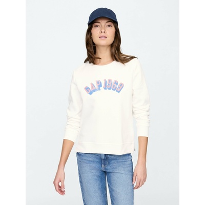 GAP Суитшърт с логото на GAP GAP | Byal | ЖЕНИ | XS