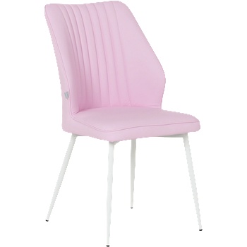 Carmen Трапезен стол laredo 3 y силиконова кожа - розов 14