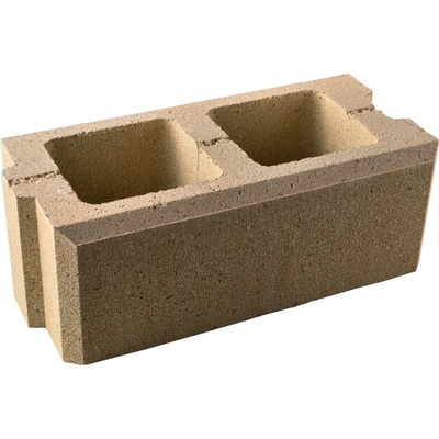 DITON Zdící tvarovka VISO Velikost: 40 x 20 x 15, Varianta: Viso průběžný melír pískový, Povrch: standard