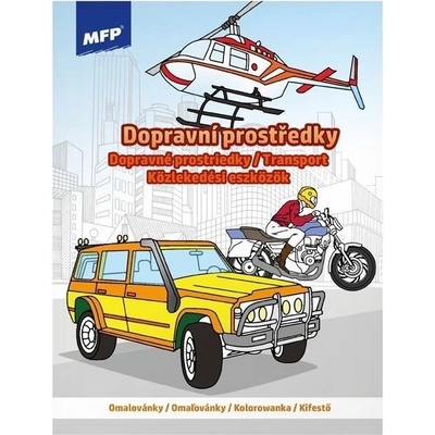 MFP 5301125 Omalovánky A4 Dopravní prostředky 5 210x276mm